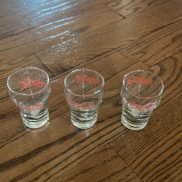 Coca-cola mini crate with 3 glasses - Picture 5 of 7